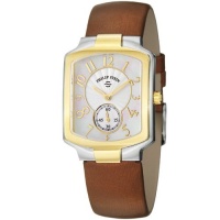 Philip Stein Classic Tank Ladies Two Tone Bronze Satin Strap Watch 21TG-FW-IBZ Philip Stein Classic Tank Ladies Two Tone Bronze Satin Strap Watch 21TG-FW-IBZ