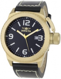 Invicta Men's 1111 Corduba Collection Black Dial Black Leather Watch Invicta Men's 1111 Corduba Collection Black Dial Black Leather Watch