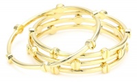 Vince Camuto Gold Tone Stacked Bracelet