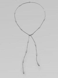 EXCLUSIVELY AT SAKS. This long, elegant chain, stationed with sparkling pavé cystals, has vintage-glam appeal.Crystals Rhodium plated Chain length, about 24 Imported EXCLUSIVELY AT SAKS. This long, elegant chain, stationed with sparkling pavé cystals, has vintage-glam appeal.Crystals Rhodium plated Chain length, about 24 Imported