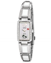 Show your love for heart health with this darling Solar-powered watch from Seiko. A portion of the proceeds of this sale will be donated to the American Heart Association. Show your love for heart health with this darling Solar-powered watch from Seiko. A portion of the proceeds of this sale will be donated to the American Heart Association.