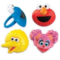 Sesame Street Cake Cupcake Decoration Favors 1 Dozen Rings Sesame Street Cake Cupcake Decoration Favors 1 Dozen Rings