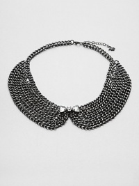 From the Starlight Collection. Edgy link chains and sparkling stones create this sweet design. GlassBrassLength, about 18Lobster clasp closureImported From the Starlight Collection. Edgy link chains and sparkling stones create this sweet design. GlassBrassLength, about 18Lobster clasp closureImported