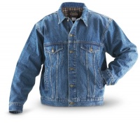 Guide Gear Flannel - lined Denim Jacket Stonewash Guide Gear Flannel - lined Denim Jacket Stonewash