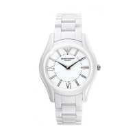 Emporio Armani Ladies 'Super Slim' White Ceramic Watch with White Dial Emporio Armani Ladies 'Super Slim' White Ceramic Watch with White Dial