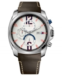 Show your love for TH with this handsome Tommy Hilfiger watch. Show your love for TH with this handsome Tommy Hilfiger watch.