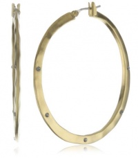 Kenneth Cole New York Hammered Gold-Tone Hoop Earrings Kenneth Cole New York Hammered Gold-Tone Hoop Earrings