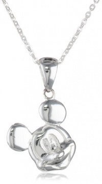 Disney Mickey Sterling Silver Pendant Necklace with 18 Chain Disney Mickey Sterling Silver Pendant Necklace with 18 Chain