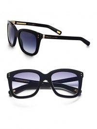 Lightweight acetate in a classically shaped frame with a chic, full rim design. Available in black with grey gradient lens or red with grey gradient lens. Logo temples100% UV protectionMade in Italy Lightweight acetate in a classically shaped frame with a chic, full rim design. Available in black with grey gradient lens or red with grey gradient lens. Logo temples100% UV protectionMade in Italy