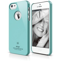 elago S5 Slim Fit Case for iPhone 5 + Logo Protection Film included - eco friendly Retail Packaging - Coral Blue elago S5 Slim Fit Case for iPhone 5 + Logo Protection Film included - eco friendly Retail Packaging - Coral Blue