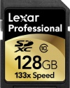 Lexar 128 GB SDXC Flash Memory Card LSD128CRBNA133