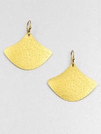 From the Lotus Collection. A bell-shaped design in radiant 24k gold with an elegant granulated surface. 24k goldDrop, about 1.6Hook backImported From the Lotus Collection. A bell-shaped design in radiant 24k gold with an elegant granulated surface. 24k goldDrop, about 1.6Hook backImported