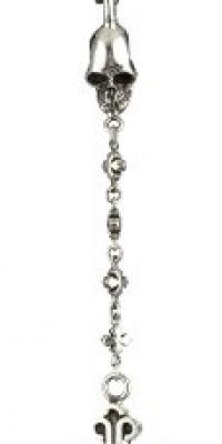 King Baby Men's Rosary with MB Cross Chain, Skull and Traditional Cross Necklace King Baby Men's Rosary with MB Cross Chain, Skull and Traditional Cross Necklace