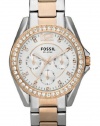 Fossil Riley Stainless Steel Watch Two-Tone