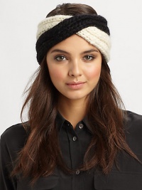 Turban-inspired headband in a chunky, wool knit with a modern colorblock finish.WoolOne size fits mostSpecialist dry cleanMade in USA Turban-inspired headband in a chunky, wool knit with a modern colorblock finish.WoolOne size fits mostSpecialist dry cleanMade in USA