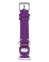 Fendi Selleria Violet Leather Watch Strap Fendi Selleria Violet Leather Watch Strap