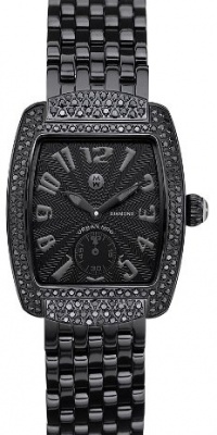 Michele Woman's MWW02A000511 Urban Mini Noir Black Diamond Black IP Bracelet Watch Michele Woman's MWW02A000511 Urban Mini Noir Black Diamond Black IP Bracelet Watch