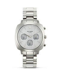 A little bit gritty, a little bit cool, this kate spade new york is city pretty, cast in stainless steel with advanced Japanese movement. A little bit gritty, a little bit cool, this kate spade new york is city pretty, cast in stainless steel with advanced Japanese movement.