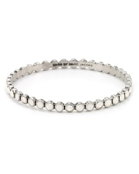 Twinkling jonquil colored stones orbit around this silvery MARC BY MARC JACOBS bangle. It's so spot on. Twinkling jonquil colored stones orbit around this silvery MARC BY MARC JACOBS bangle. It's so spot on.
