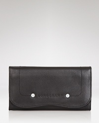 Soft and spacious, this leather wallet is an on-the-go must-have and the chicest way to carry your essentials. From Longchamp. Soft and spacious, this leather wallet is an on-the-go must-have and the chicest way to carry your essentials. From Longchamp.