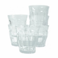 Duralex Picardie 10-1/2-Ounce Clear Tumbler, Set of 6 Duralex Picardie 10-1/2-Ounce Clear Tumbler, Set of 6