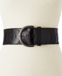 Put together a look worth talking about with this stretchy waist belt by Style&co. Embossed patches keep things interesting! Put together a look worth talking about with this stretchy waist belt by Style&co. Embossed patches keep things interesting!