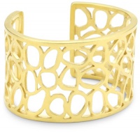 T Tahari Essential Gold Tone Open Work Cuff Bracelet T Tahari Essential Gold Tone Open Work Cuff Bracelet