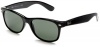 Ray-Ban RB2132 New Wayfarer  Sunglasses,Black Frame/G-15-XLT Lens,55 mm