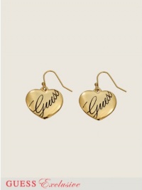 GUESS Simple Heart Earrings, GOLD GUESS Simple Heart Earrings, GOLD