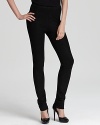 Embellished with metallic threading, these Donna Karan New York skinny pants are making a statement this season. Seam detail runs the length of the pull-on silhouette, chic for the office and after hours.