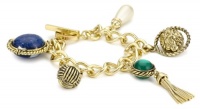 Anne Klein SO Charming Antique Gold-Tone Charm Bracelet Anne Klein SO Charming Antique Gold-Tone Charm Bracelet