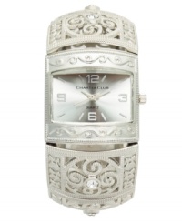 An elegant filigree design presents a classic look to this Charter Club watch. An elegant filigree design presents a classic look to this Charter Club watch.