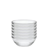 Duralex Lys 5-1/2-Inch Stackable Clear Bowl, Set of 6 Duralex Lys 5-1/2-Inch Stackable Clear Bowl, Set of 6