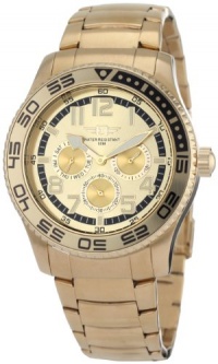 I By Invicta Men's 43658-005 Gold Dial 18k Gold-Plated Stainless Steel Watch I By Invicta Men's 43658-005 Gold Dial 18k Gold-Plated Stainless Steel Watch