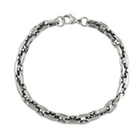 Men's Stainless Steel Chain Bracelet, 9 Men's Stainless Steel Chain Bracelet, 9