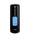 Transcend 8 GB JetFlash 500 Retractable USB Flash Drive - TS8GJF500E (Black)