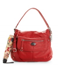 Aptly named, a simple and chic hobo handbag from Tyler Rodan that's packed with plenty of zip and slip pockets to keep you organized. Includes bonus matching mini umbrella. Aptly named, a simple and chic hobo handbag from Tyler Rodan that's packed with plenty of zip and slip pockets to keep you organized. Includes bonus matching mini umbrella.