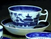 Mottahedeh Blue Canton Breakfast Cup & Saucer 4.5 in