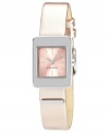 Show your metal with this rosy watch from Nine West.