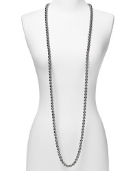 Exude an effortless style with Carolee's faceted beaded rope necklace. Whether worn long or coiled, this simple strand gives day-to-day staples a hit of fuss-free sparkle. Exude an effortless style with Carolee's faceted beaded rope necklace. Whether worn long or coiled, this simple strand gives day-to-day staples a hit of fuss-free sparkle.