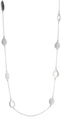 Kenneth Cole New York Urban Crystal Teardrop Disc Illusion Necklace