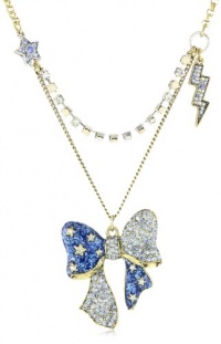Betsey Johnson Heaven's to Betsey Bow Pendant Necklace Betsey Johnson Heaven's to Betsey Bow Pendant Necklace