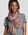 Missoni ties up its signature style in this wear-forever wave scarf.