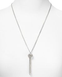 A chain tassel give this pendant necklace from Links of London a cool edge. In striking sterling silver, this piece pops against a simple sweater or dress. A chain tassel give this pendant necklace from Links of London a cool edge. In striking sterling silver, this piece pops against a simple sweater or dress.