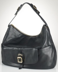 Feminine and refined, this timeless silhouette from Lauren Ralph Lauren is the perfect companion for the women who knows about style. Butter-soft leather features buckle detailing for a polished modern look, while the spacious interior stores the essentials with ease. Feminine and refined, this timeless silhouette from Lauren Ralph Lauren is the perfect companion for the women who knows about style. Butter-soft leather features buckle detailing for a polished modern look, while the spacious interior stores the essentials with ease.