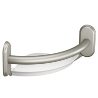 Moen LR2354DBN Grab Bar with Corner Shelf, Nickel Moen LR2354DBN Grab Bar with Corner Shelf, Nickel