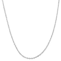 Sterling Silver 1.1-mm Round Cable Chain Sterling Silver 1.1-mm Round Cable Chain