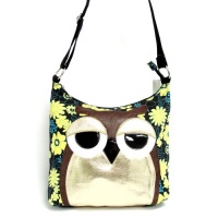 Sleepyville Owl Canvas Cross-body Bag Sleepyville Owl Canvas Cross-body Bag