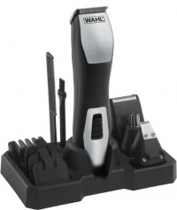 Wahl 9855-300 Groomsman Pro All-in-one Rechargeable Grooming Kit, Black/silver Wahl 9855-300 Groomsman Pro All-in-one Rechargeable Grooming Kit, Black/silver