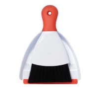 OXO Tot Mini Dust Pan And Brush Set, Orange OXO Tot Mini Dust Pan And Brush Set, Orange